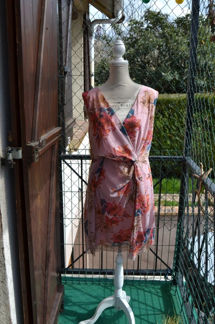 Robe Chic Bodyflirt Abricot - Taille 46/48 - Bas Doublé - Occasion Très Bon État
