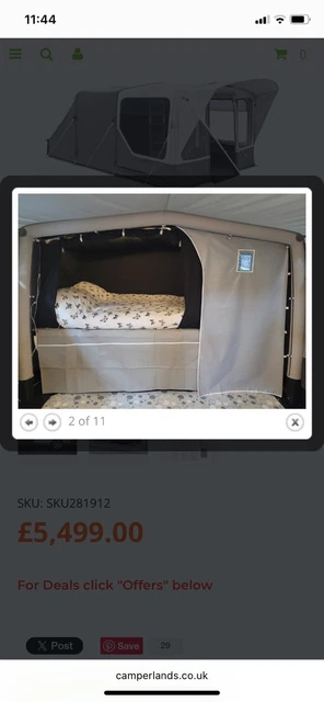 CAMPMASTER TRAILER TENT Bed Canopy Use With Dometic