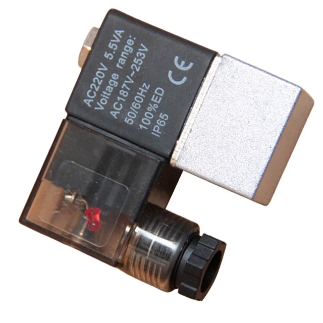 Normally Open Stainless Steel Body 2 Way Oil Acid Solenoid Valve AC220V DC12V