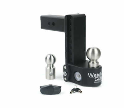 Weigh Safe 8" Drop Hitch Ball Mount 2.5" Shaft w/ Tongue Scale 18500lbs SWS8-2.5