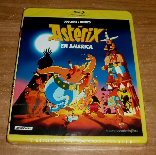 Asterix En America Nuevo Precintado Blu-Ray Animacion Aventuras (Sin Abrir) R2