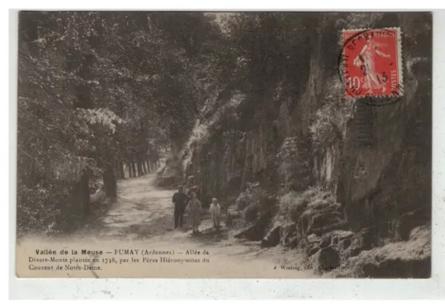 08 Fumay #16227 Allee Divers Monts Du Couvent De Notre Dame