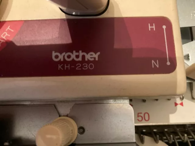 Brother Grobstrickmaschine KH230 plus KR230 2