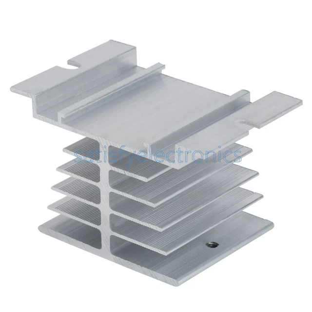 Aluminum Heat Sink for Solid State Relay SSR Small Type Heat Dissipation 10A-40A