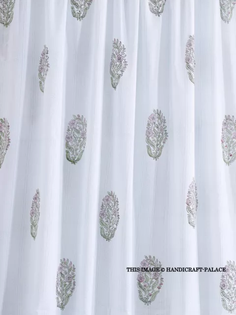 Indien Coton Main Bloc Tissu Imprimé Course Desseré Couture Loisirs Créatifs
