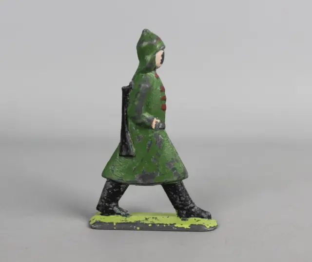 Vintage Soviet Tin toy soldier Original Military Army USSR ACTION FIGURE