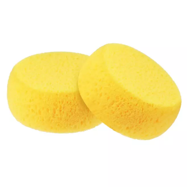 Renversante Texture Éponge Faux Honeycomb Éponge Peniture Cloison Jaune 6Pcs