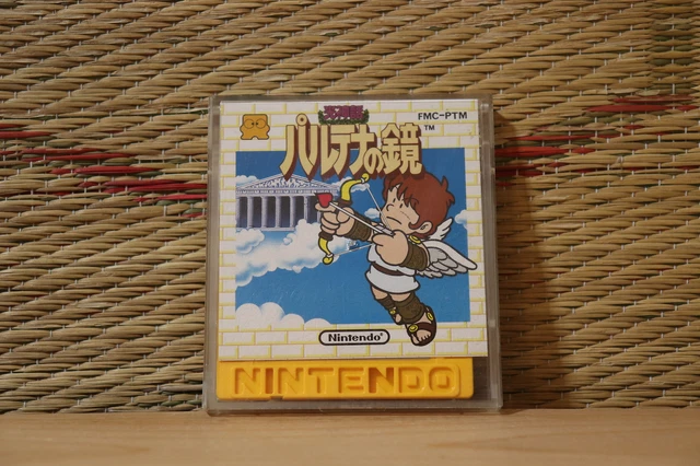 Kid Icarus Hikari Shinwa Palutena no Kagami w/case card Famicom Disk FCD VG!