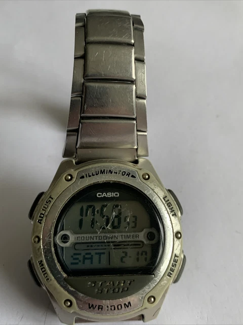 Casio illuminator on sale countdown timer