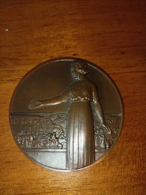Ancienne Médaille Prévention Routière – Bronze – Vintage