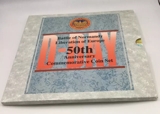 Battle Of Normandy Liberation Of Europe 50th Anniversary Commemorative Coin Set