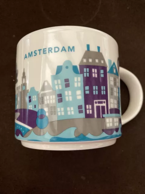 Starbucks City Mug Tasse Becher You are here YAH Amsterdam  14oz