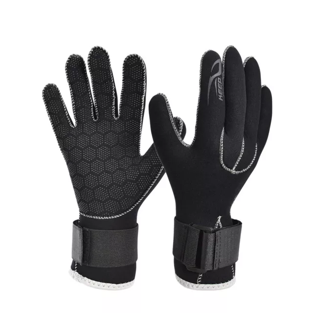 3mm Neoprene Diving Gloves Anti Scratch Winter Men Women for Snorkeling Paddling