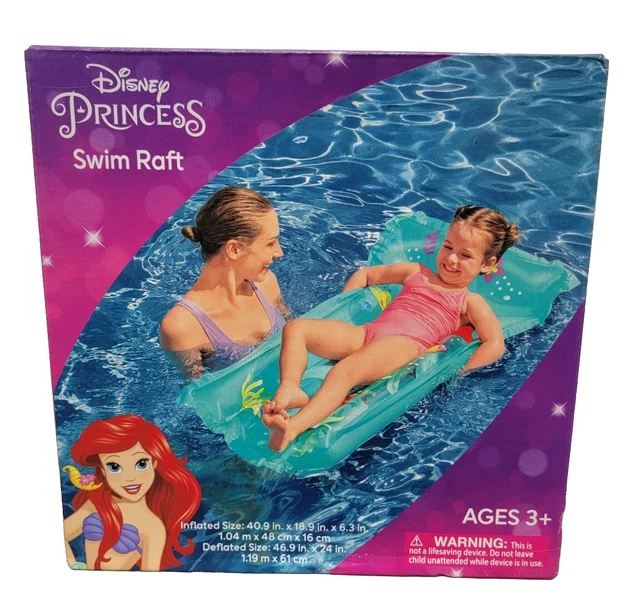 DISNEY PRINCESS SWIM Raft Ariel Little Mermaid Pool Float Swim ...