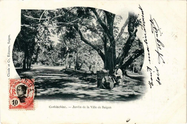 CPA AK COCHINCHINE - Jardin de la Ville de SAIGON VIETNAM (714660)