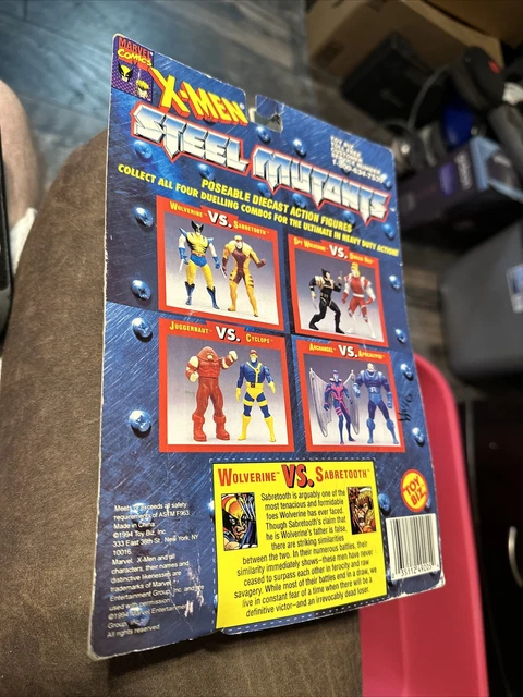 1994 Toybiz Marvel X-Men Steel Mutants Wolverine Vs Sabertooth 2