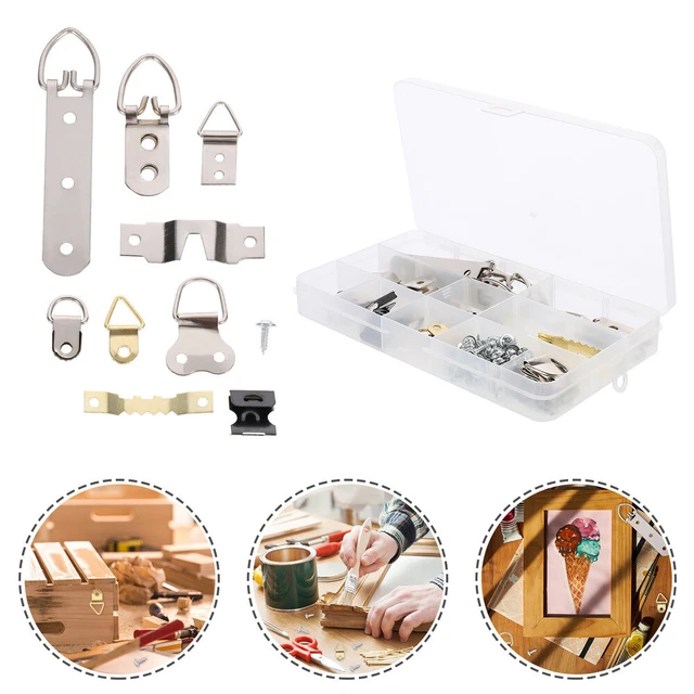 96/ Set Cintres avec Cadre Photo Cintres Crochets Ongles Photo Cadres