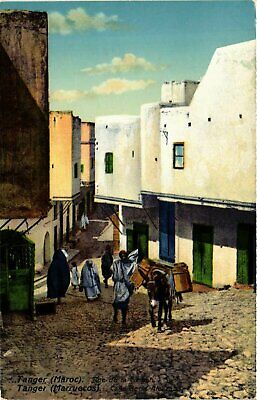 CPA AK Tanger- Rue de la Casbah MAROC (880202)