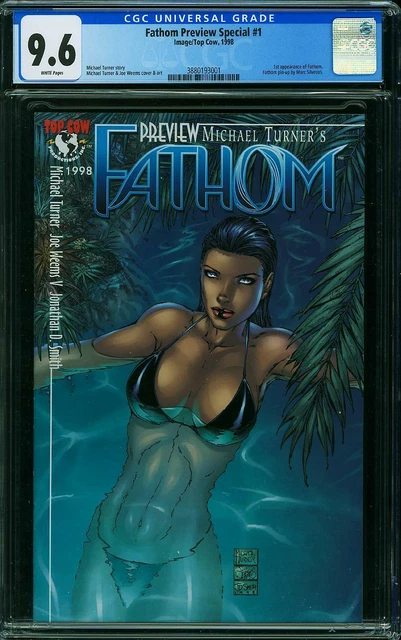 Fathom Preview Special #1 Cgc 9.6 Nm+, 1St App Fathom