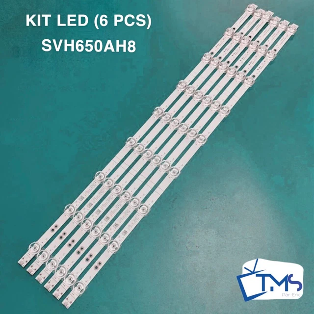 5 BARRETTES Leds Pour Tv HISENSE H58A7GQ 58A7GQTUK 58A7GQ 58A72GQ EUR 39,00 - FR