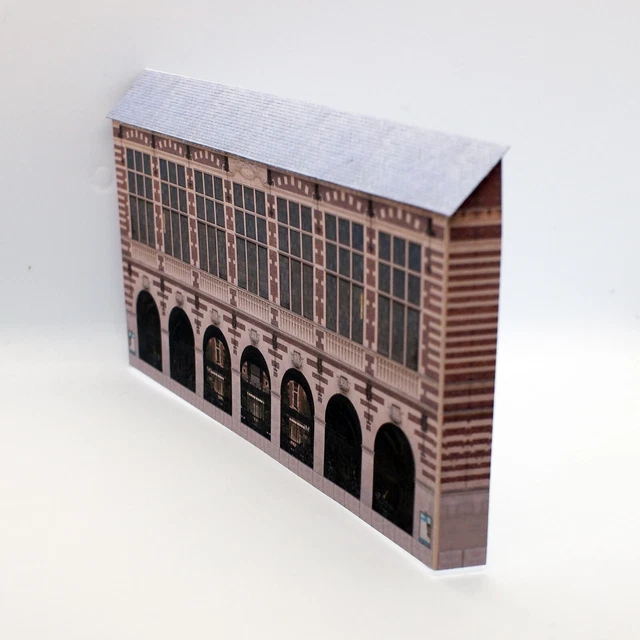 1/64 SCALE BUILDING for diecast cars Card Low Relief Building LRC046 £6 ...