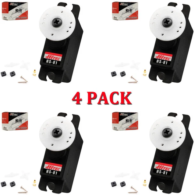 Hitec HS-81 Micro Servo 4-PACK HS81 / 81