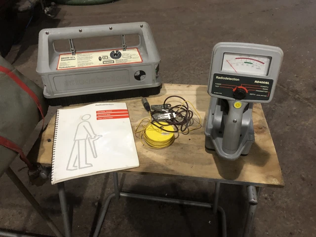 RADIODETECTION RD400SDTX WITH RD400SL Buried Pipe & Cable Locator ...