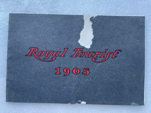 1905 Royal Tourist Motor Car Co Dealer Brochure True Blue Cleveland Ohio Usa