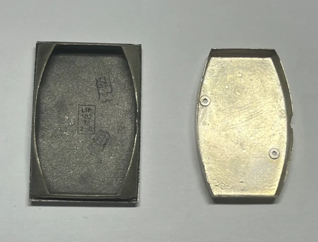Boîtier + Cadran Plaque Or Montre Lip Mécanique R571 - Quasi Neuf (NOS) - Avec Défauts Mineurs - Pour Collection Ou Restauration