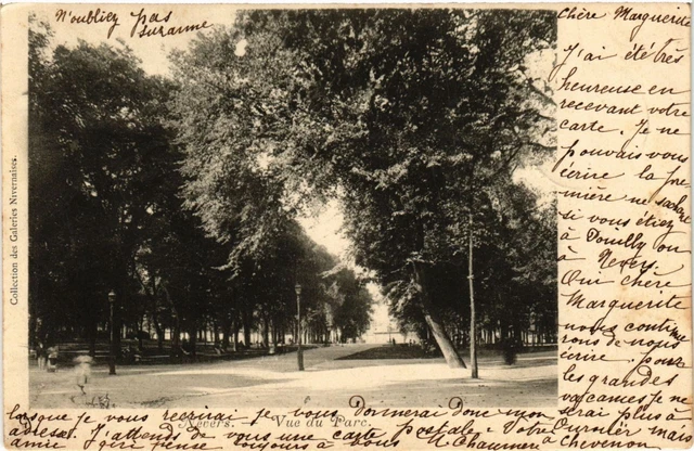CPA NEVERS - Vue du Parc (355624)