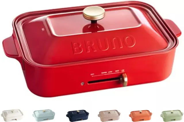 BRUNO ELECTRIC COMPACT Hot Plate Pale Pink BOE021-PPK-HM & EXTRAS 