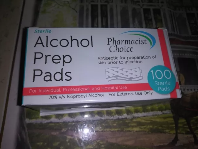 Almohadillas de preparación de alcohol Pharmacist Choice 100