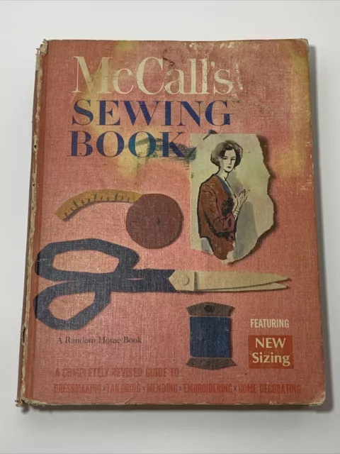 McCall's Sewing Book Featuring New Sizing 1968 Hardcover