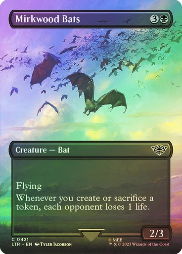 MTG LORD OF the Rings Delighted Halfling *Prerelease Borderless