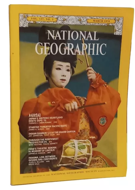 National Geographic Magazine March 1970 VG+ Kansai: Japan hosts Expo 70 copy #2