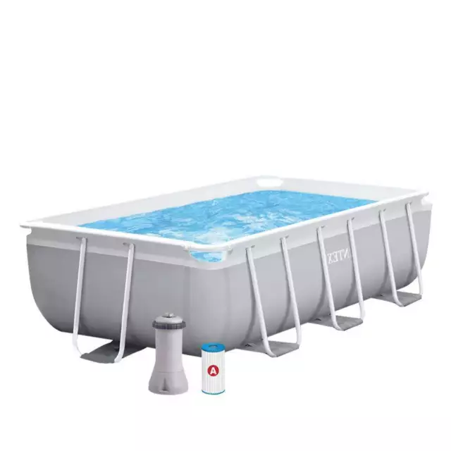 Piscina Elevada desmontable Intex 26784 Prism Frame rectangular 300x175x80