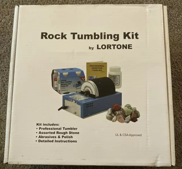 Rock Tumbler Machine- Electric Rock Polisher Kit- 15LB Single