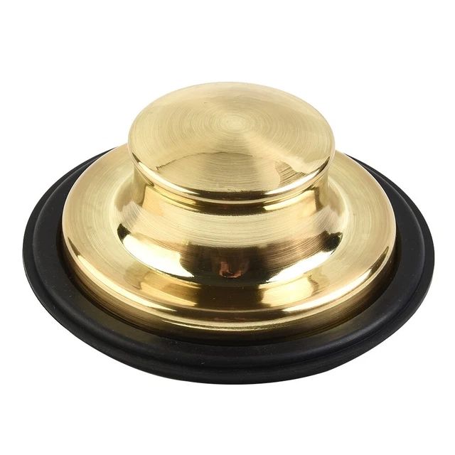 Ferma lavabo flangia per smaltimento rifiuti acciaio inox 8,9 cm lavandino
