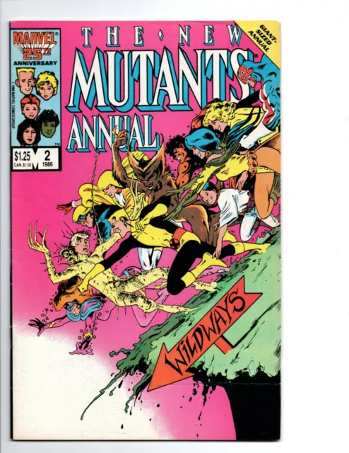 New Mutants Annual 2 1st Series Marvel 1986 VFNM 1st Psylocke X-Men Apocalypse