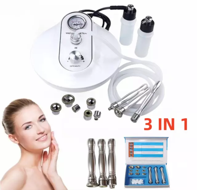 3 In 1 Hydro Microdermabrasion Dermabrasion Facial Peeling SPA Machine