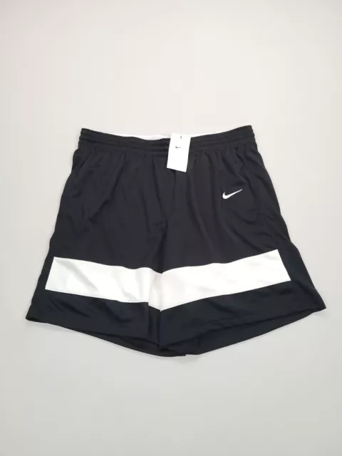 Nike Shorts Adult 3XL XXXL Black White Stock Mesh Basketball Training Mens