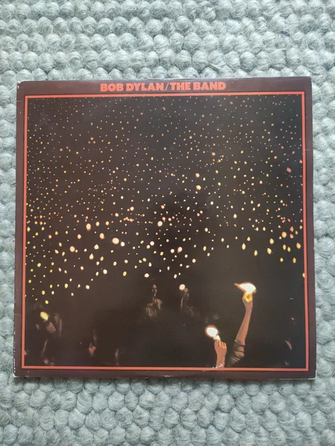 Bob Dylan The Band Before The Flood LP UK CBS 1. Ausgabe tolle Presse!  [Ex+/Ex]