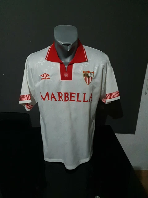 CAMISETA SHIRT VINTAGE 90'S Umbro Sevilla C.f Marbella Talla L EUR