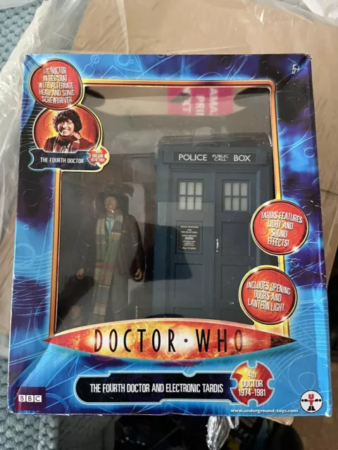 Boxed Character Options Doctor Who Fourth Doctor & electronic Tardis