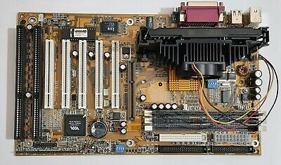 ABIT BE6-II Slot 1 ISA Mainboard + Intel Pentium III 733MHz + 512MB SD-RAM