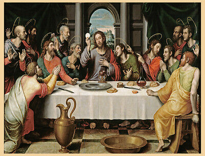 Designer decoration Poster.Last Supper.Christ.Room wall art Decor print.q536