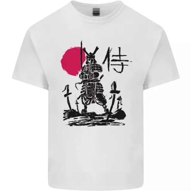 T-shirt top da uomo cotone Samurai Battle MMA Kenjutsu Kendo Iaido