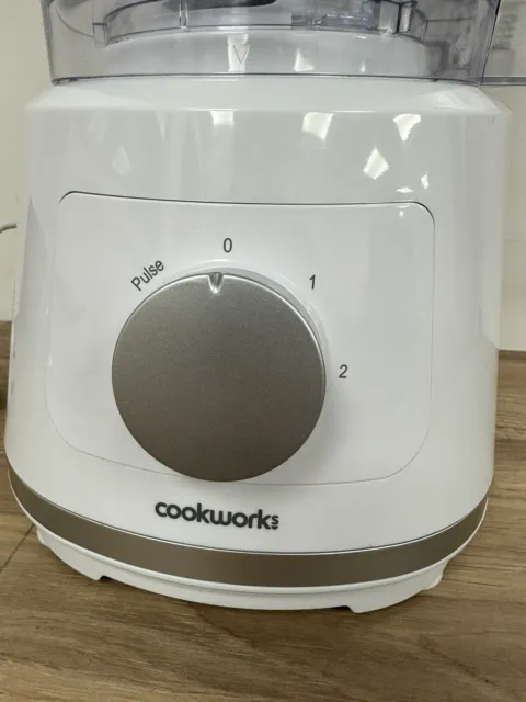 Cookworks Küchenmaschine 1,4 l Küche Elektro Häcksler Reibe Schneider Zerkleinerer 2
