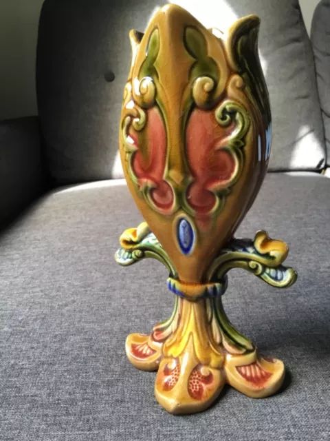 Vase barbotine Art nouveau parfait état