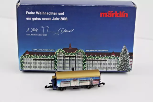 SoMo Güterwagen Weihnachtswagen 2008 Märklin Spur Z OVP +Top+